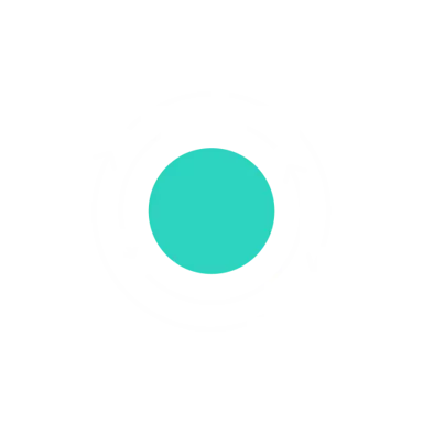fiskaly dot surrounded by arrows