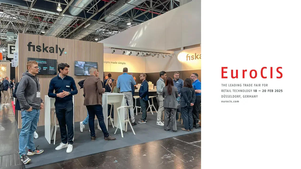 fiskaly Stand auf der EuroCIS 2024