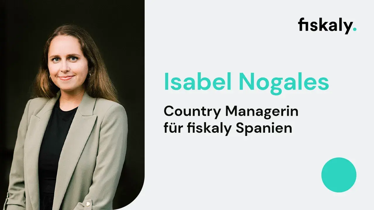 Ein Bild von Isabel Nogales, der neuen Country Managerin von fiskaly in Spanien