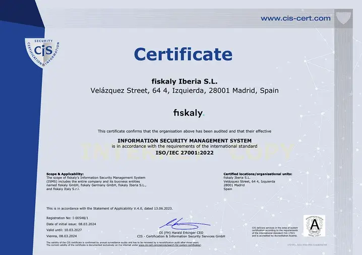 iso-27001-fiskaly-spain